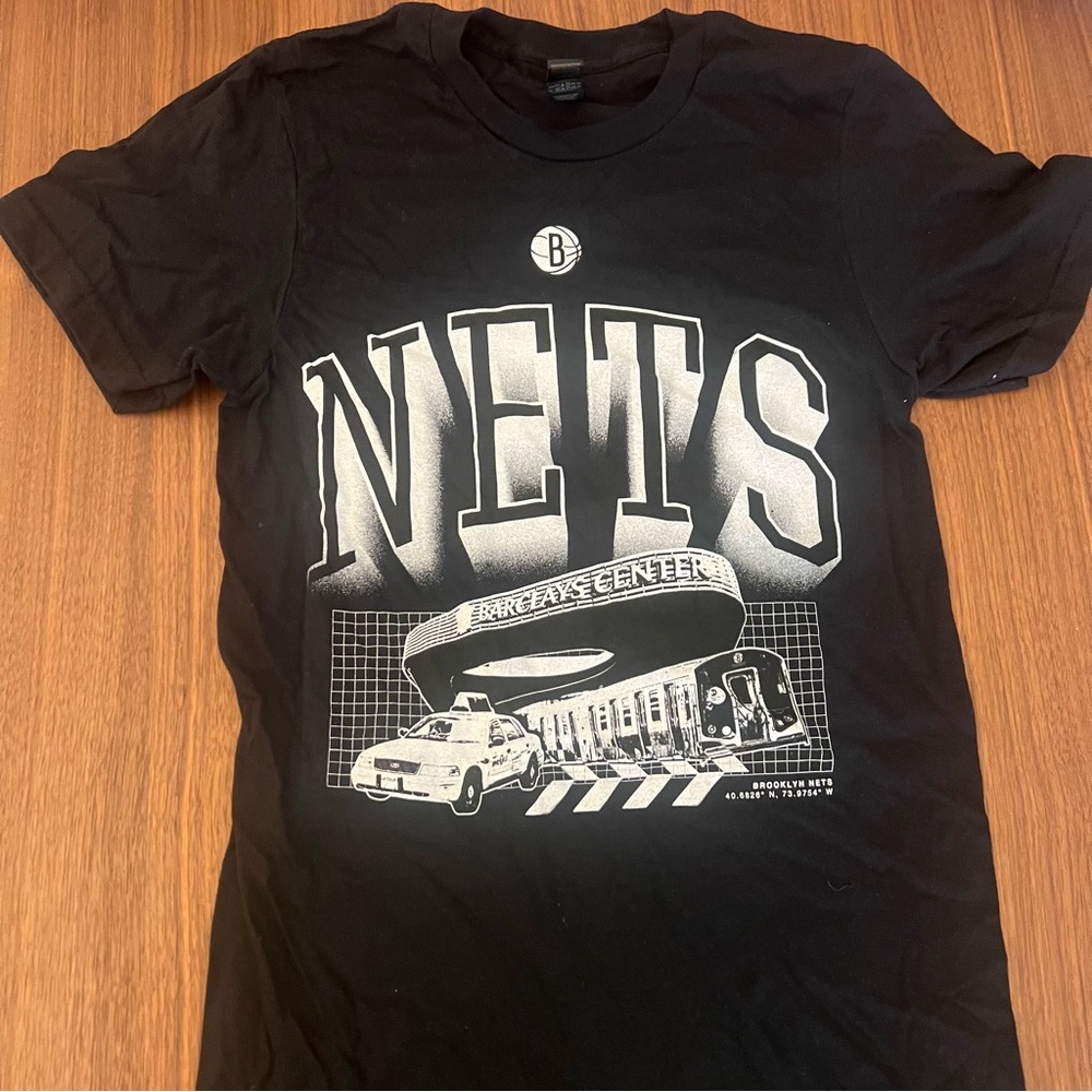 Brooklyn Nets T-Shirt size XS or M Fan Appreciation rare NYC merch
